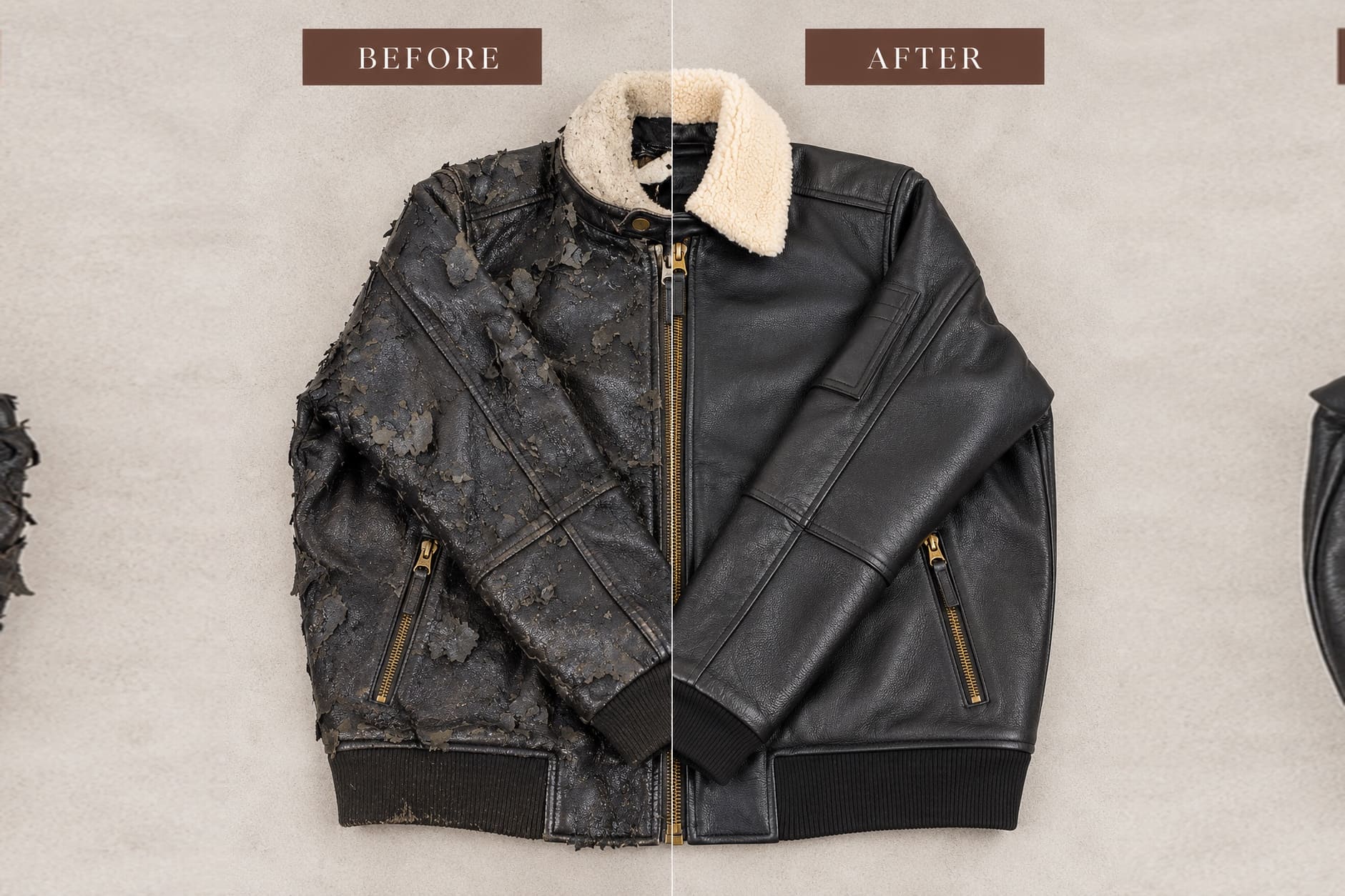 Leather clothing and jackets